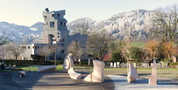 Gussbetonskulpturen Gemeinschaftsgrab Lichtensteig Det Blumberg