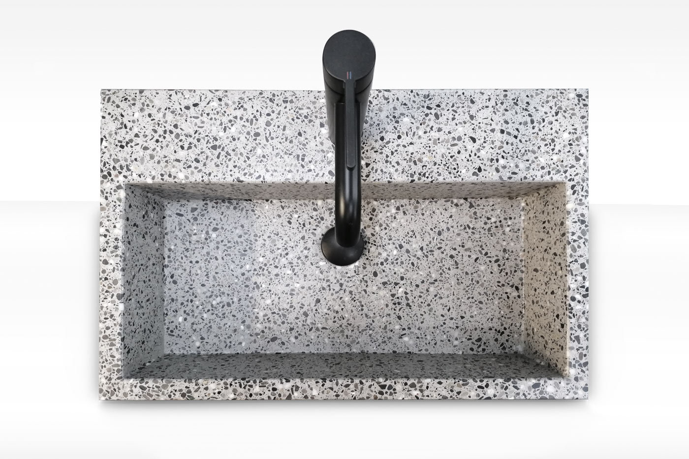 terrazzo waschbecken