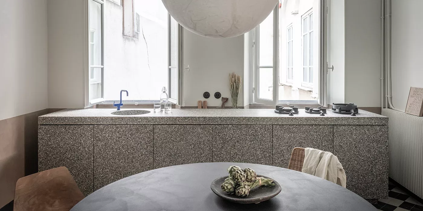 terrazzo arbeitsplatte küche | dade Terrazzo Nizza