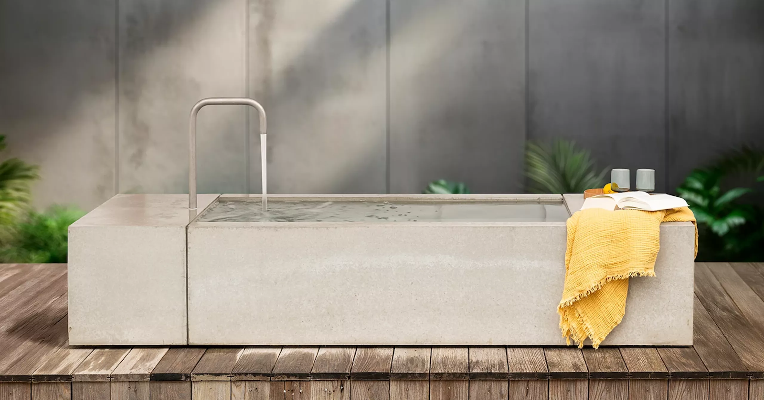 Concrete fountain 