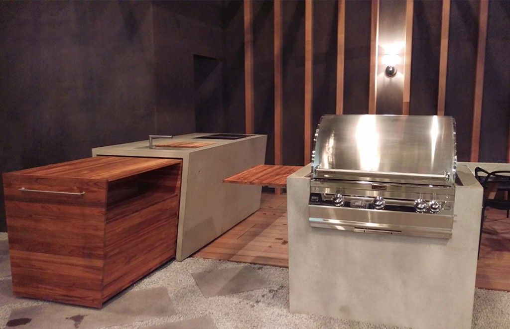 Betonküche Outdoor - Betongrill - dade design